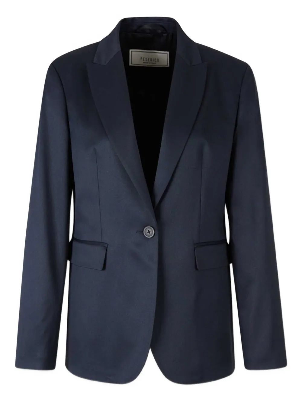 Peserico peak-lapel flap-pocket blazer | Blue | Image 1