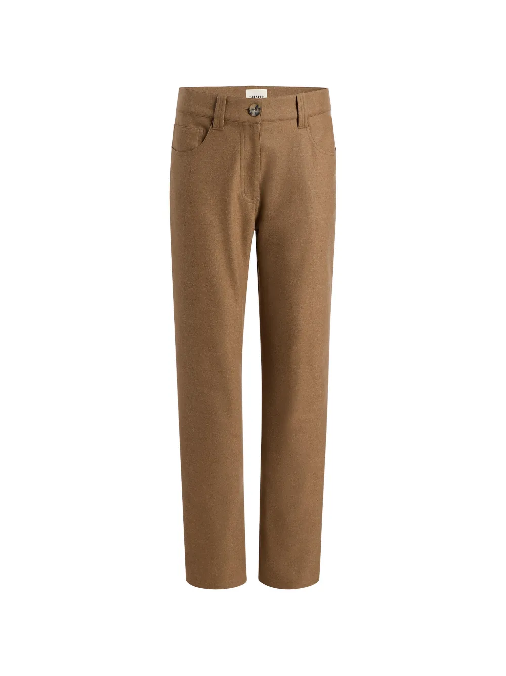 KHAITE Straight broek Bruin