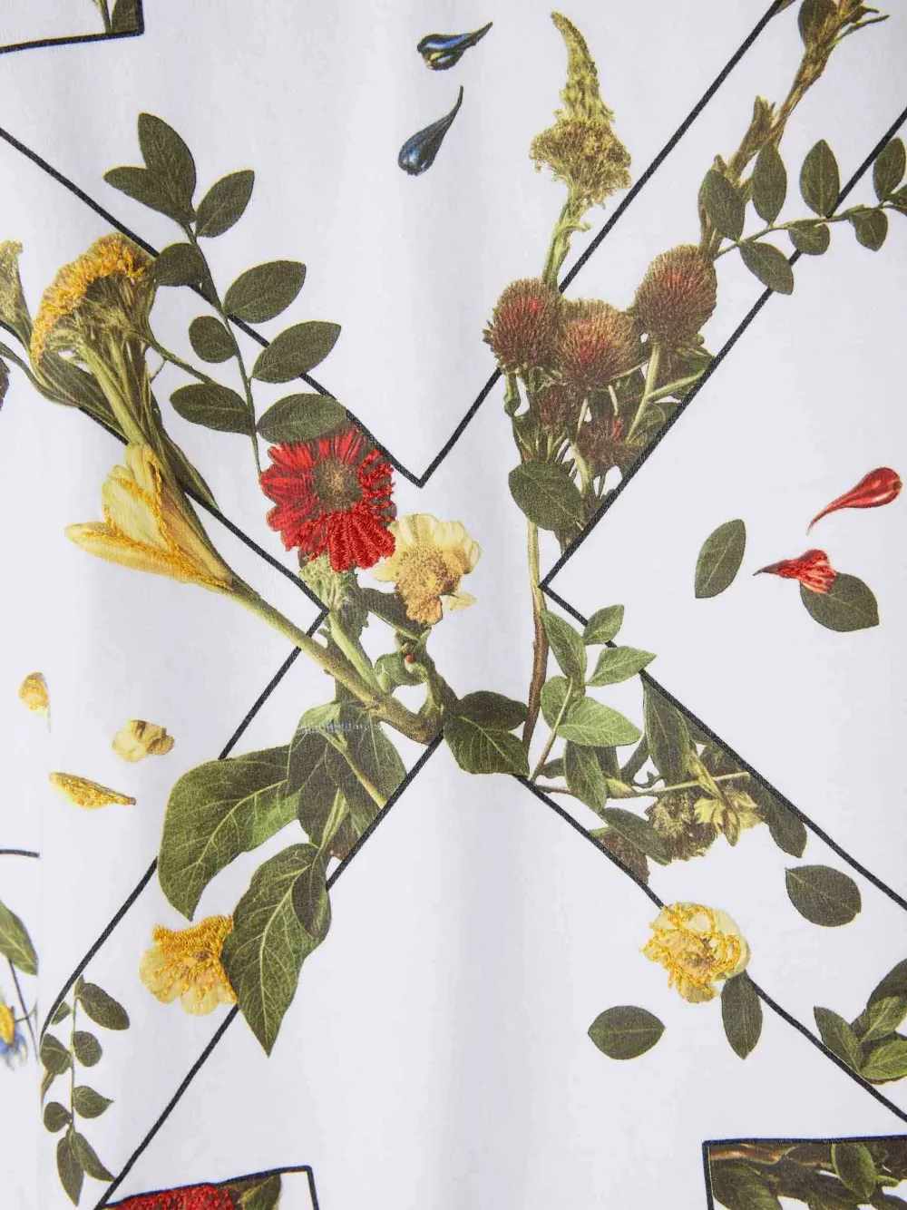 Off-White Katoenen T-shirt met logo Wit