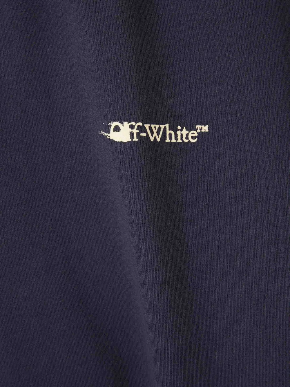 Off-white Graphic Logo T-shirt In Blue