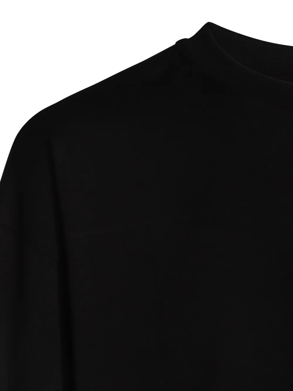 Thom Krom Black Cotton T-shirt In Black