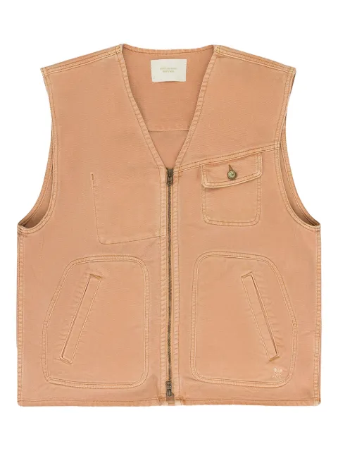 Aimé Leon Dore zip-up denim vest