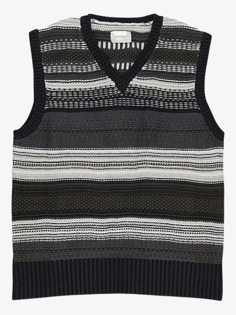 Aimé Leon Dore Stadium striped "Black/White" vest