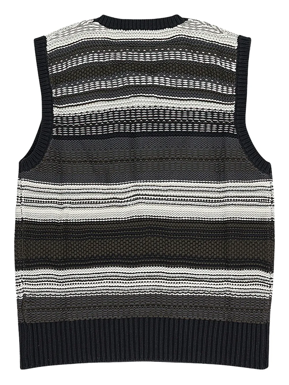 Aimé Leon Dore Stadium striped "Black/White" vest | Vests & Tank Tops | Image 2