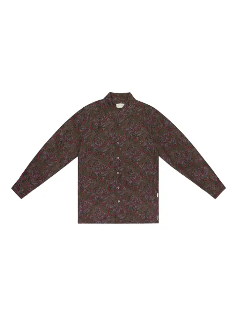 Aimé Leon Dore Stadium paisley-print "Brown" shirt
