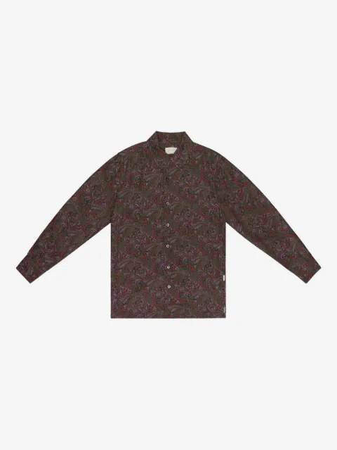 Aimé Leon Dore Stadium paisley-print "Brown" shirt