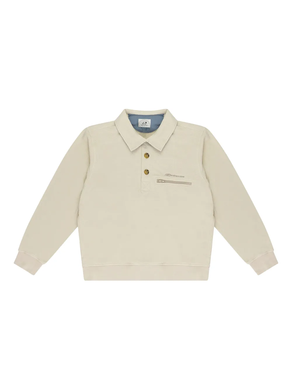 Aimé Leon Dore Stadium fleece "White" polo shirt | White | Image 1