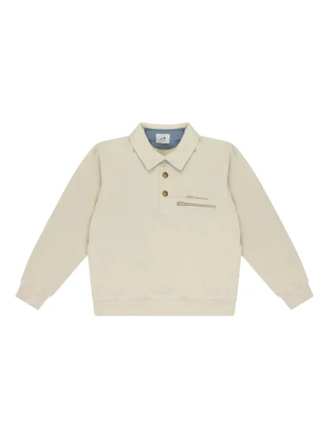 Aimé Leon Dore Stadium fleece "White" polo shirt