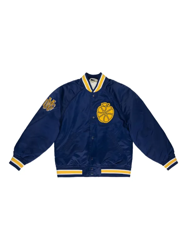 Aimé Leon Dore Satin Team Track Jacket in Blue