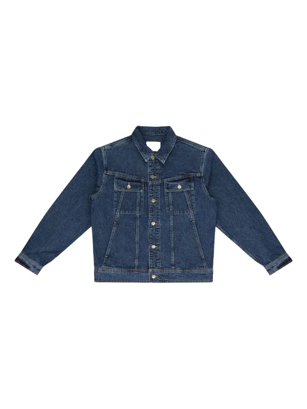 Aimé Leon Dore Panelled Denim Jacket in Blue