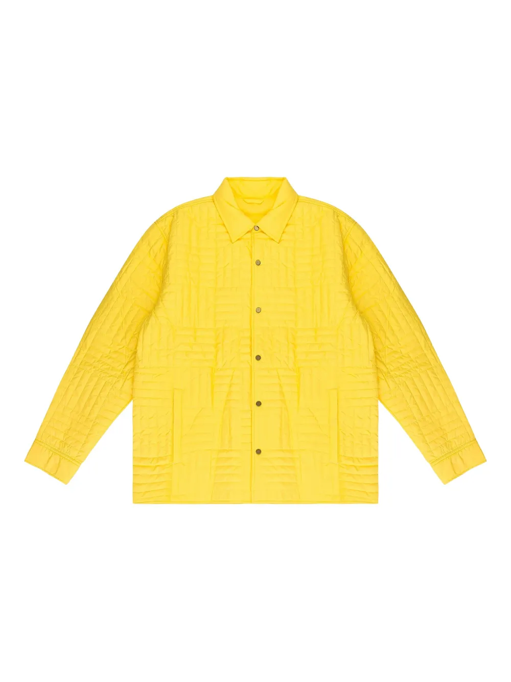 Aimé Leon Dore Yellow Reversible Filled Overshirt In Yellow