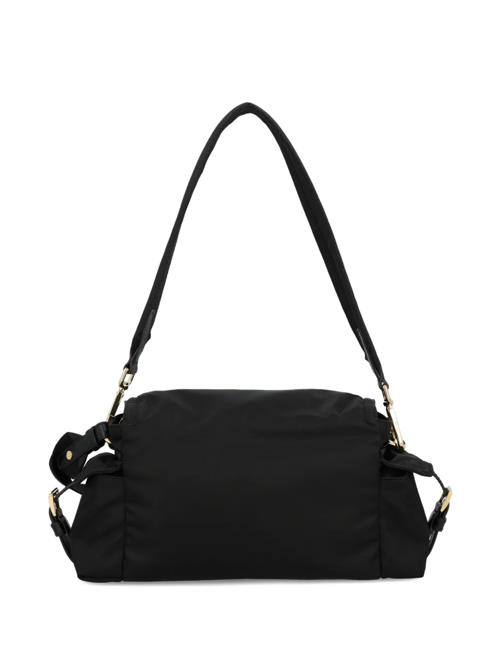 Prada Explore medium schoudertas met gespsluiting - Zwart