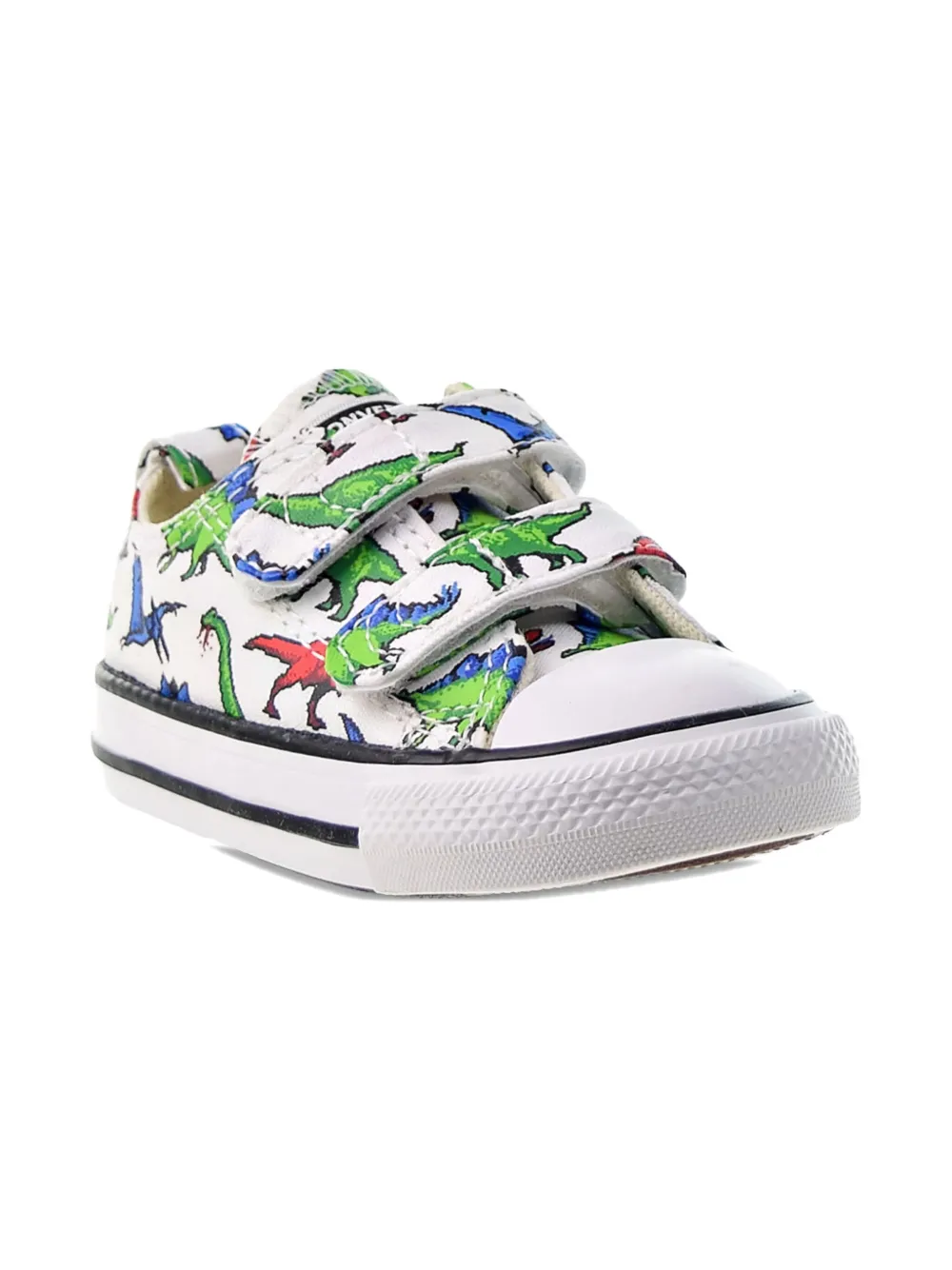 Converse Kids Chuck Taylor All Star 2V Strap Ox TD "White-Green-University Red" sneakers