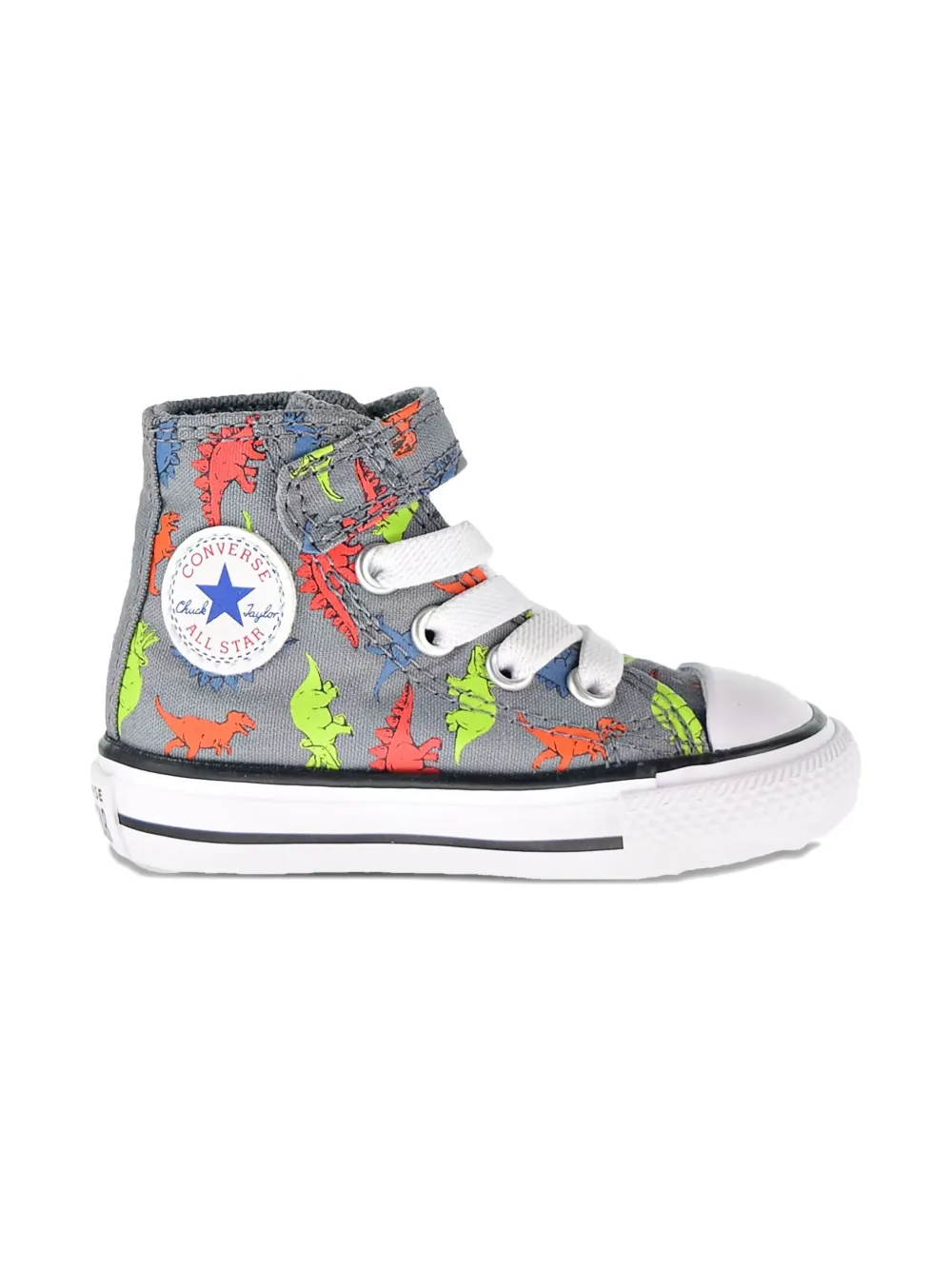 Converse Kids Chuck Taylor AS Dinoverse "Cool Grey Black" sneakers