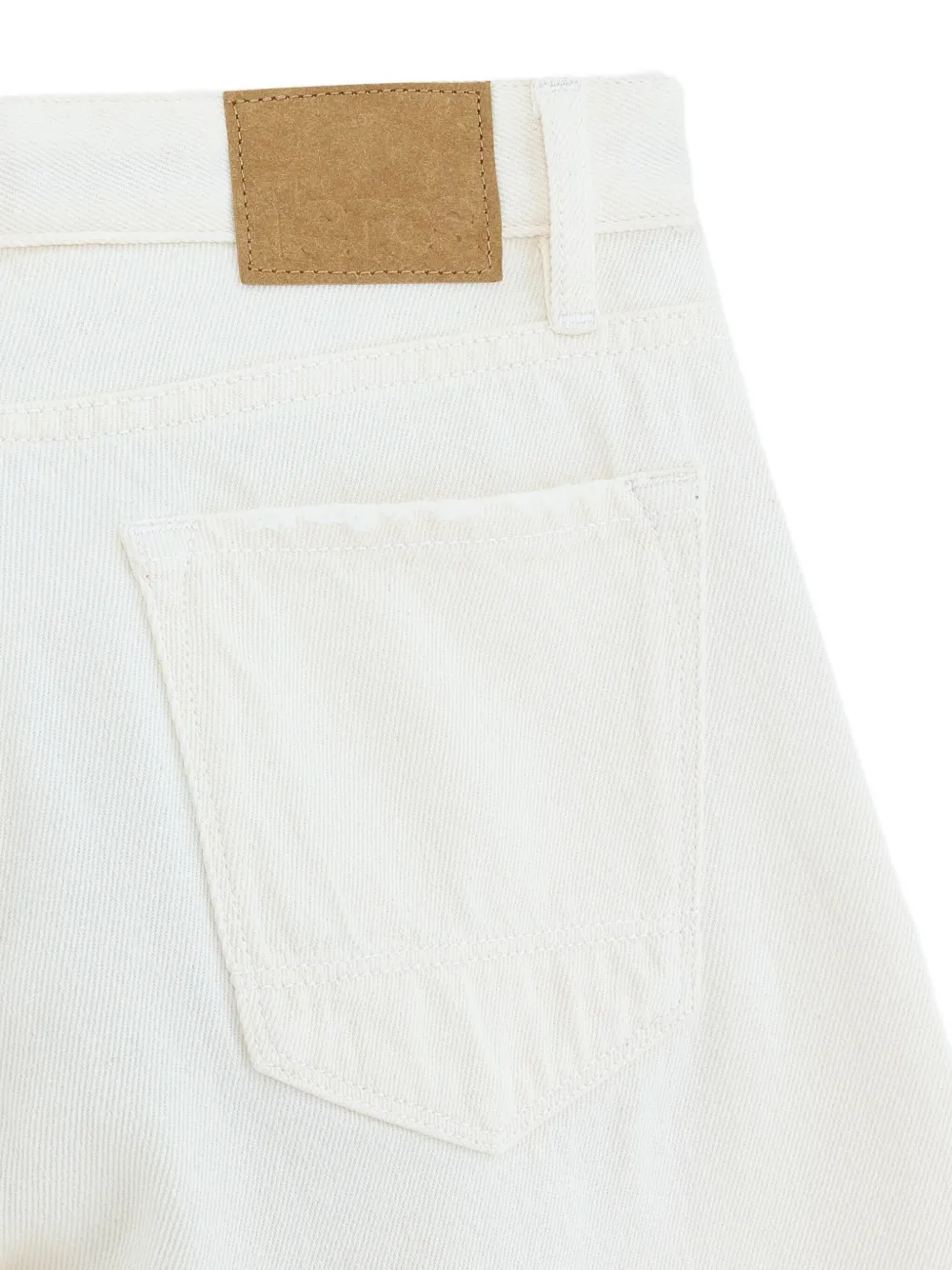 Bellerose Kids Jeans met wijde pijpen Beige