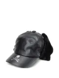 Mastermind World faux fur leather cap - Black