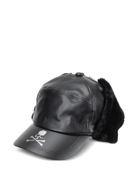 Mastermind World faux fur leather cap