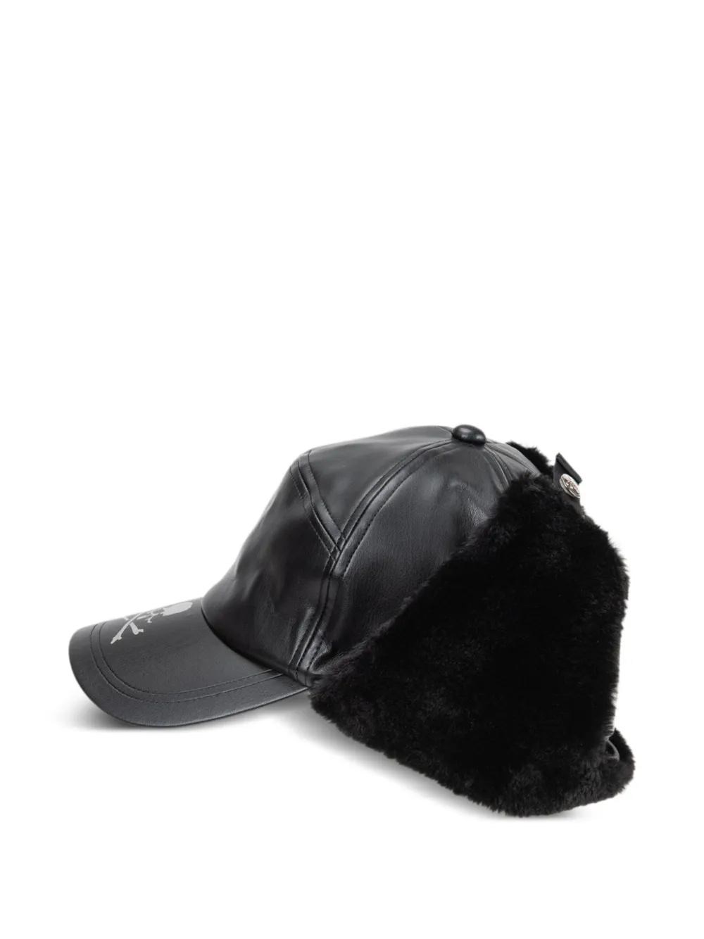 Mastermind World Pet van imitatiebont - Zwart