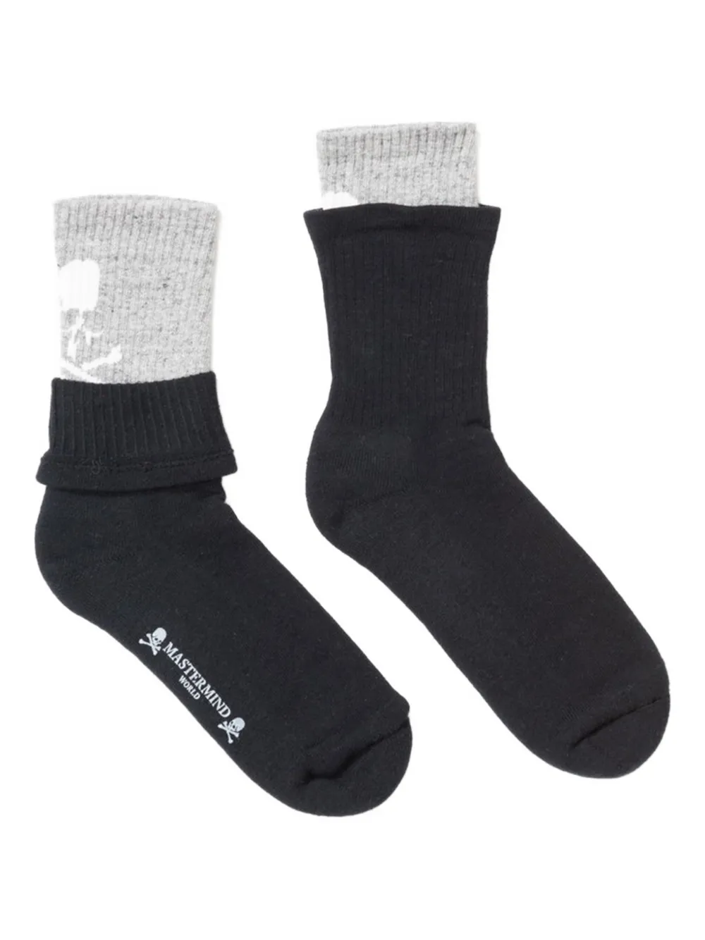 Mastermind World double-layered socks - ブラック Mastermind World double-layered socks - ブラック