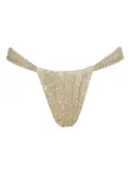 MC2 Saint Barth Noelle lurex bikini bottoms - Gold