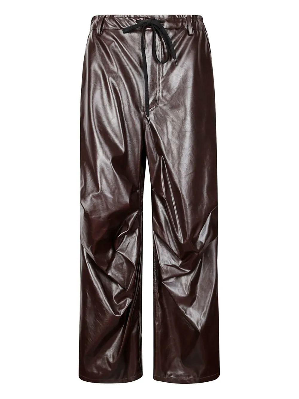 MM6 Maison Margiela ドローストリング パンツ - ブラウン MM6 Maison Margiela ドローストリング パンツ - ブラウン
