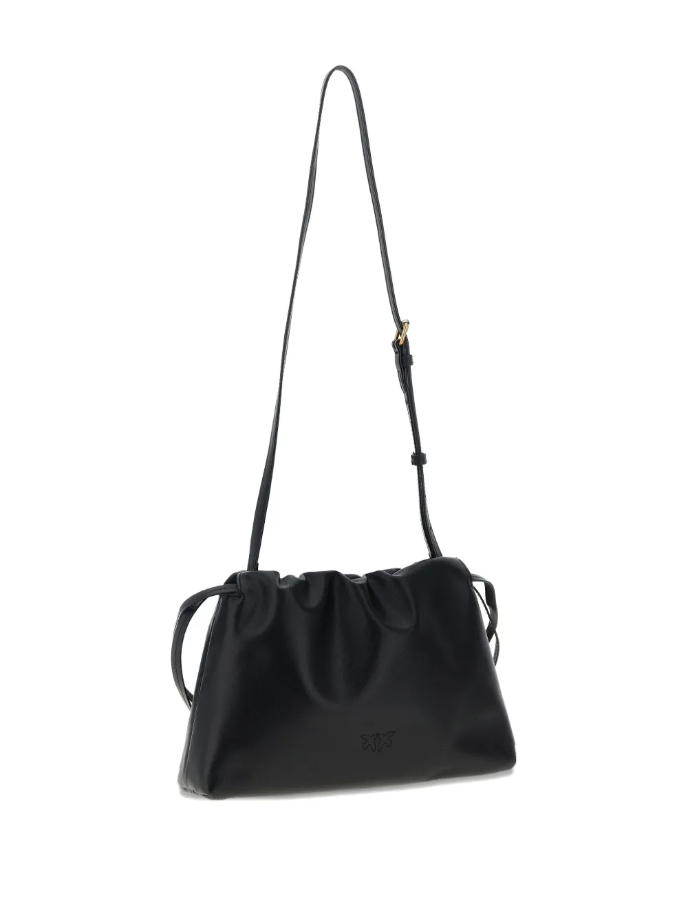 PINKO lovebirds drawstring clutch - Zwart