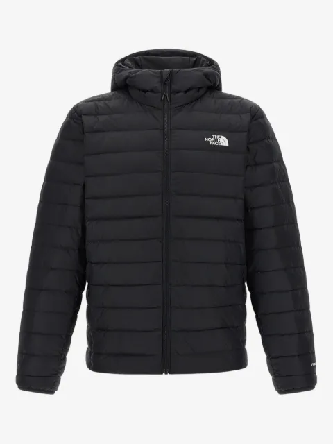 The North Face chamarra capitonada con capucha