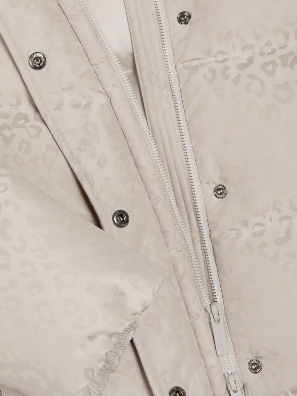 Colmar Donsjack met luipaardprint Beige