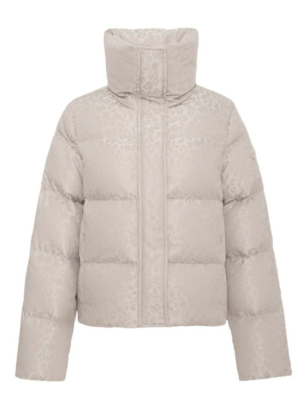 Colmar leopard-print quilted jacket | Neutrals | Image 1