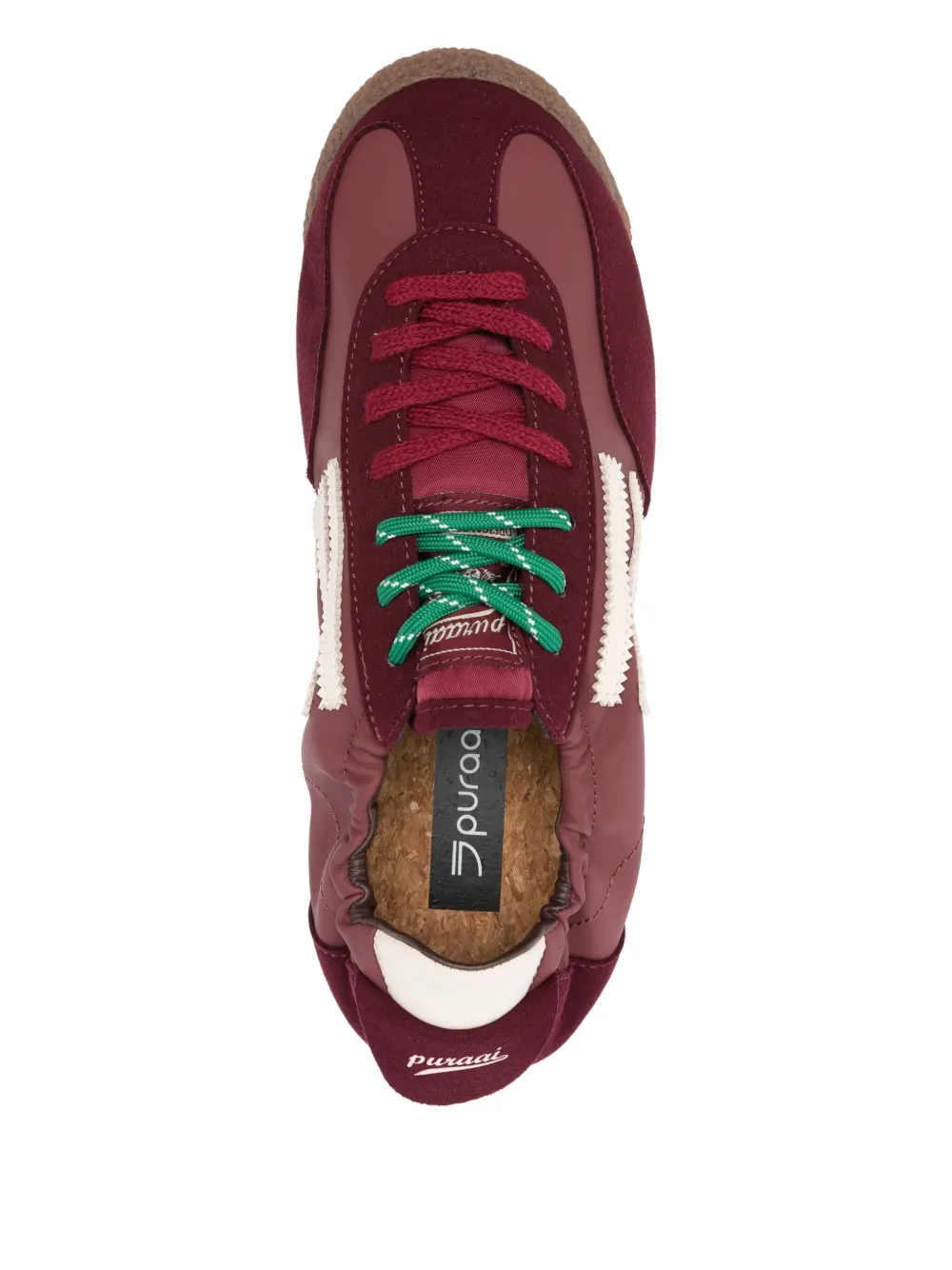 Puraai Sneakers met vlakken Rood