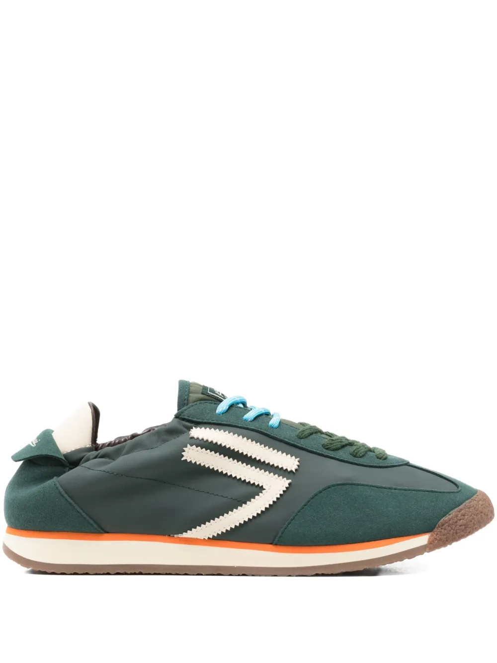 Puraai logo-detailing sneakers | Green | Image 1