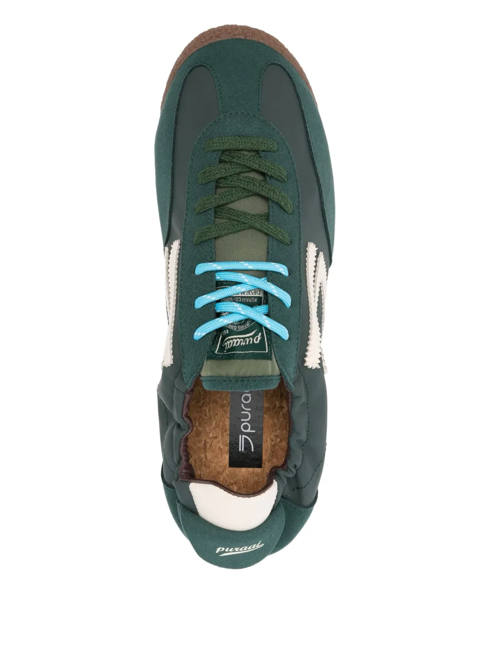 Puraai Sneakers met logodetail Groen