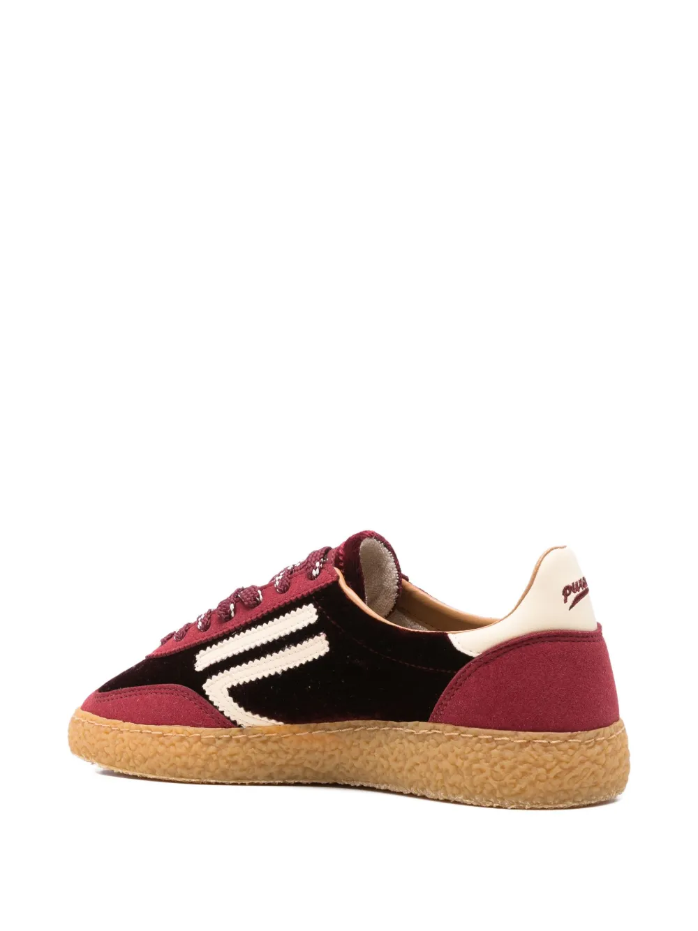 Puraai Stripe-detail Sneakers In Red
