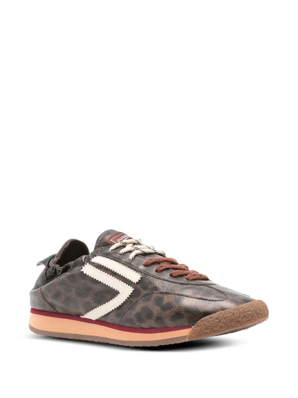 Puraai animal-print sneakers | Brown | Image 1