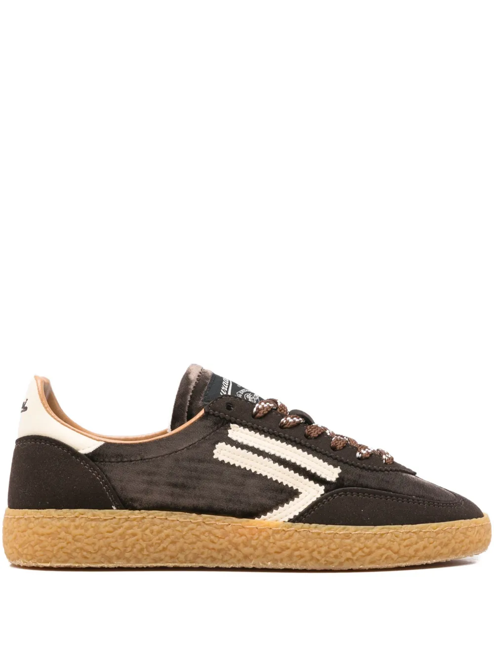 Puraai stripe-detail sneakers | Brown | Image 1