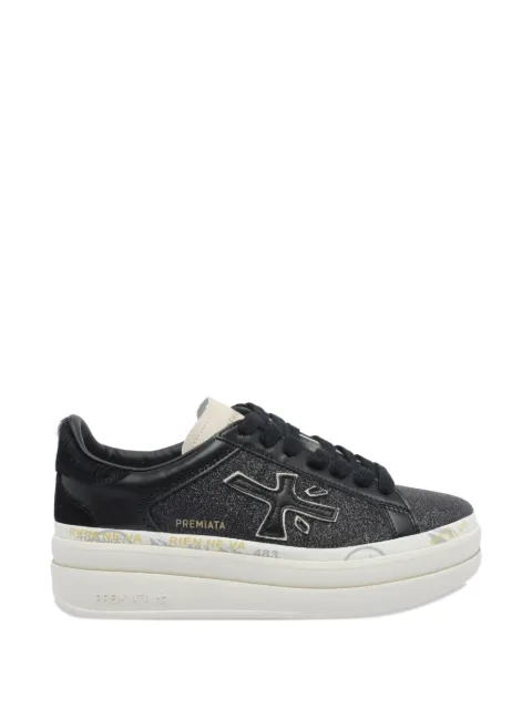 Premiata glitter-detail platform sneakers 