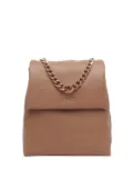 LIU JO chain-embellished flap backpack - Brown