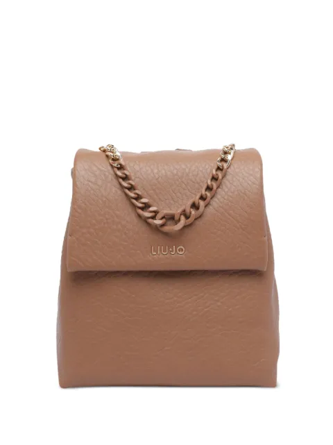 LIU JO chain-embellished flap backpack