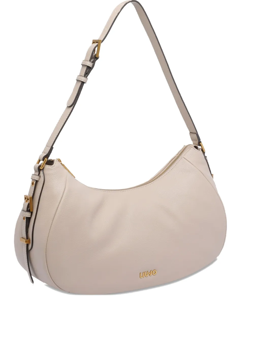 LIU JO zip-fastening curved shoulder bag | Neutrals | Image 1