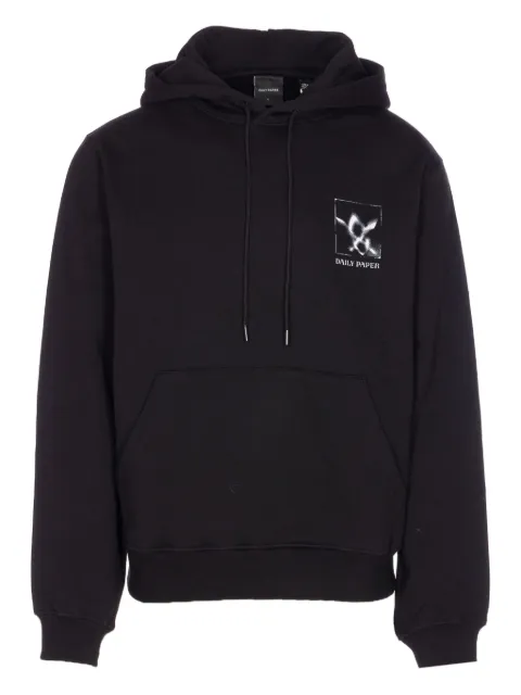 Daily Paper Shadow Grid logo hoodie
