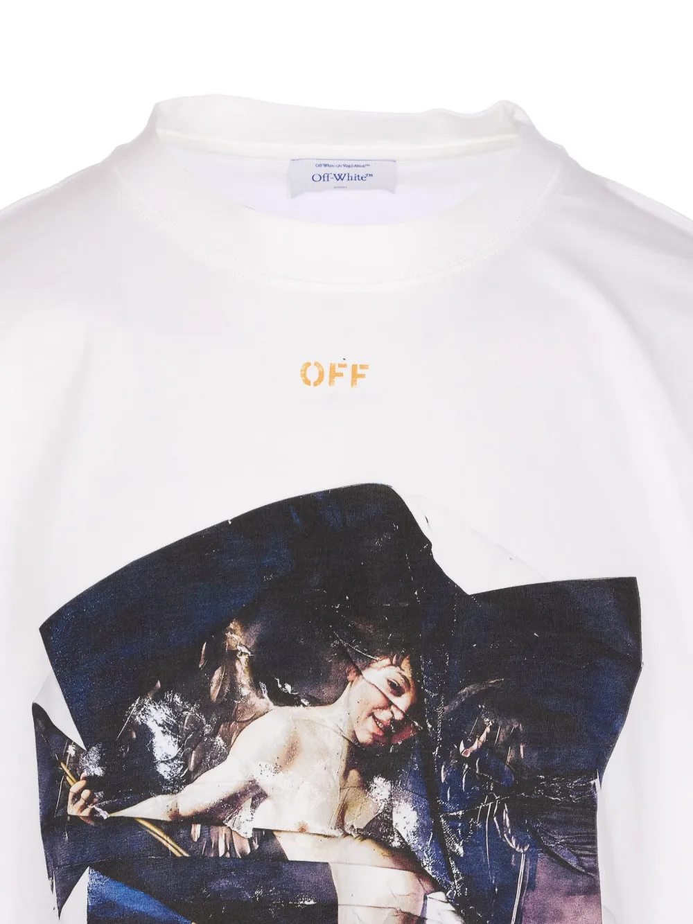 Off-white Cupid Skate Graphic Crewneck T-shirt In White