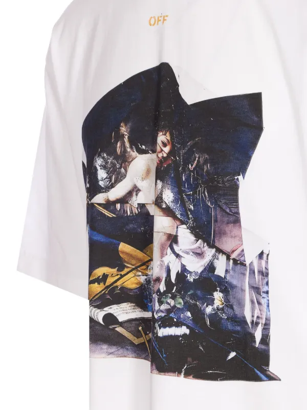 Off-White Cupid Print Crewneck T-shirt | White | FARFETCH CA
