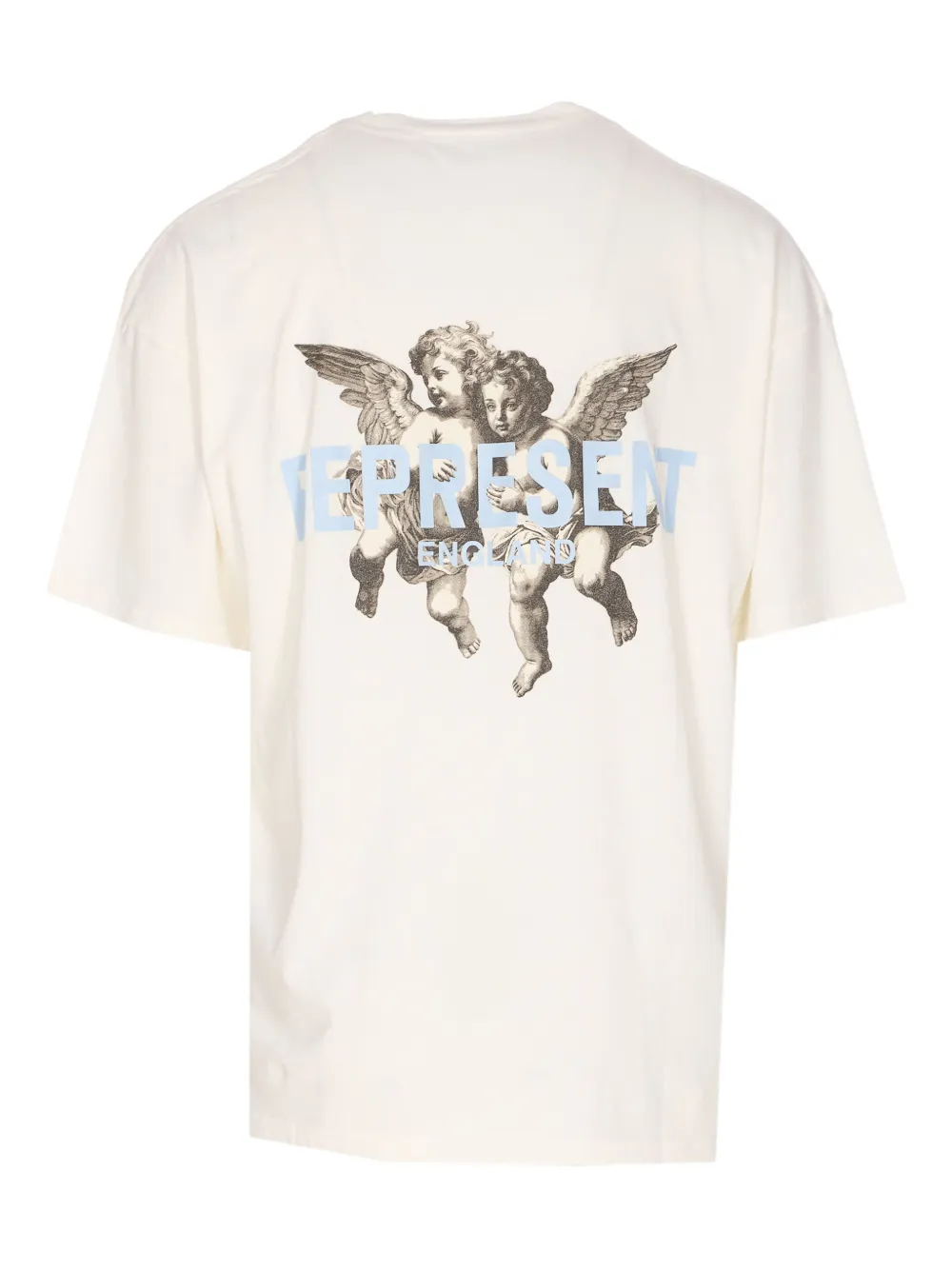 Represent cherub-print short-sleeve T-shirt - Wit