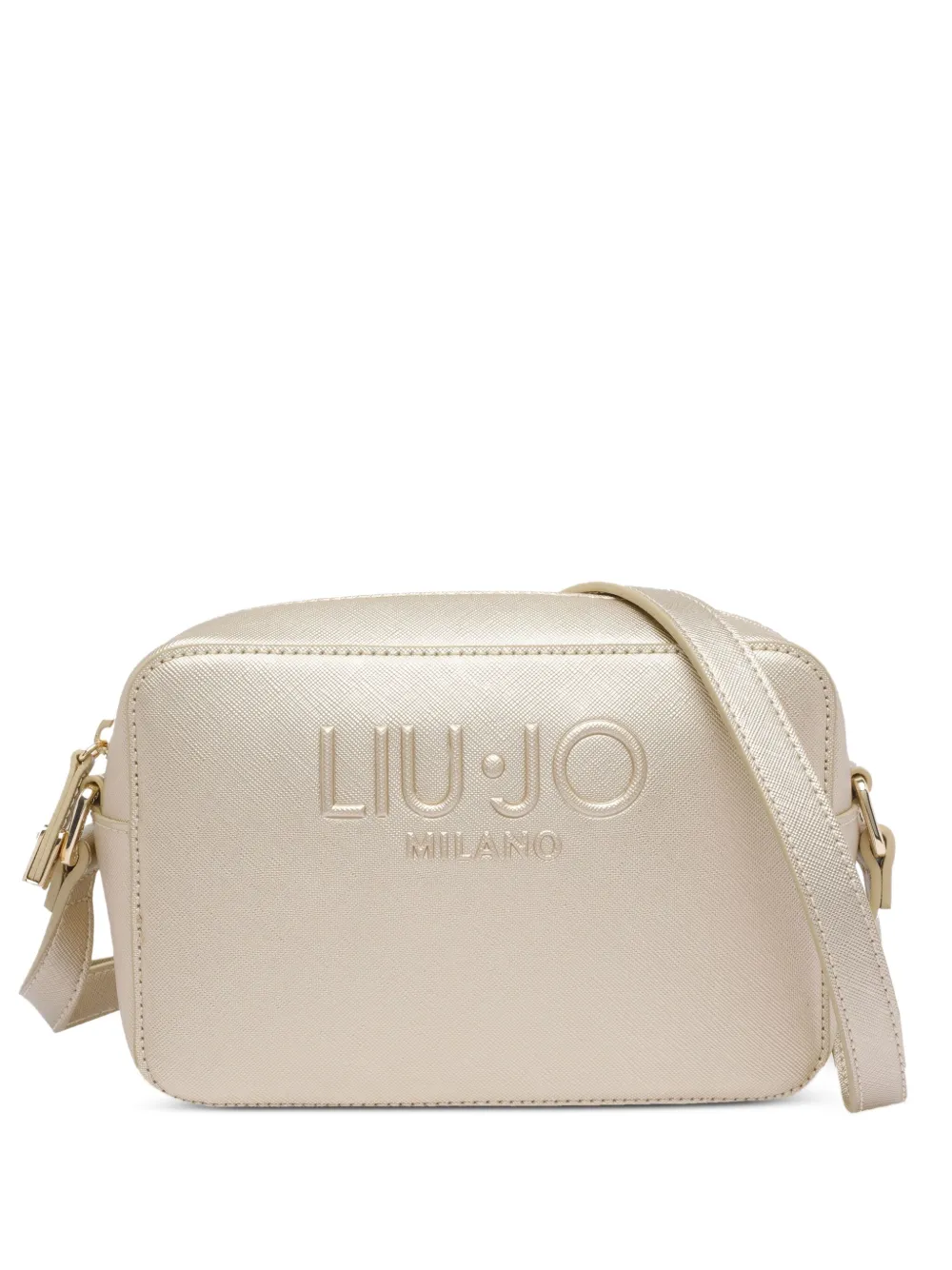 LIU JO logo-embossed crossbody bag | Gold | Image 1