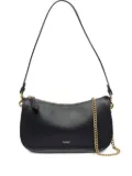 Coach zip-closure chain strap shoulder bag - Black