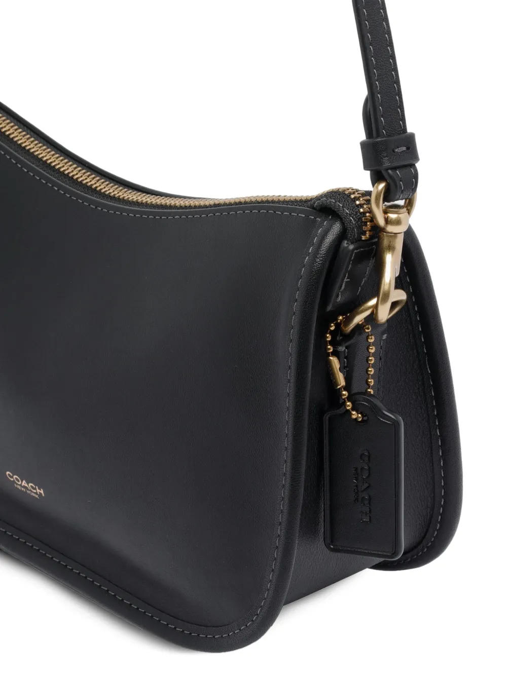 Coach zip-closure Chain Strap Shoulder Bag | Black | FARFETCH