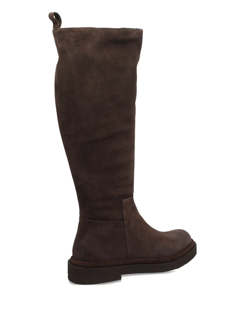 Paloma Barceló zip-detail suede boots Brown