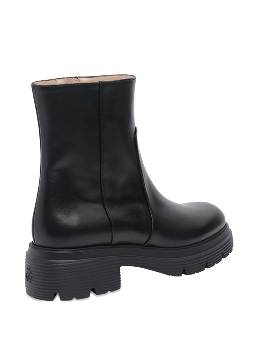 Stuart Weitzman Zip-detail Platform Boots In Black