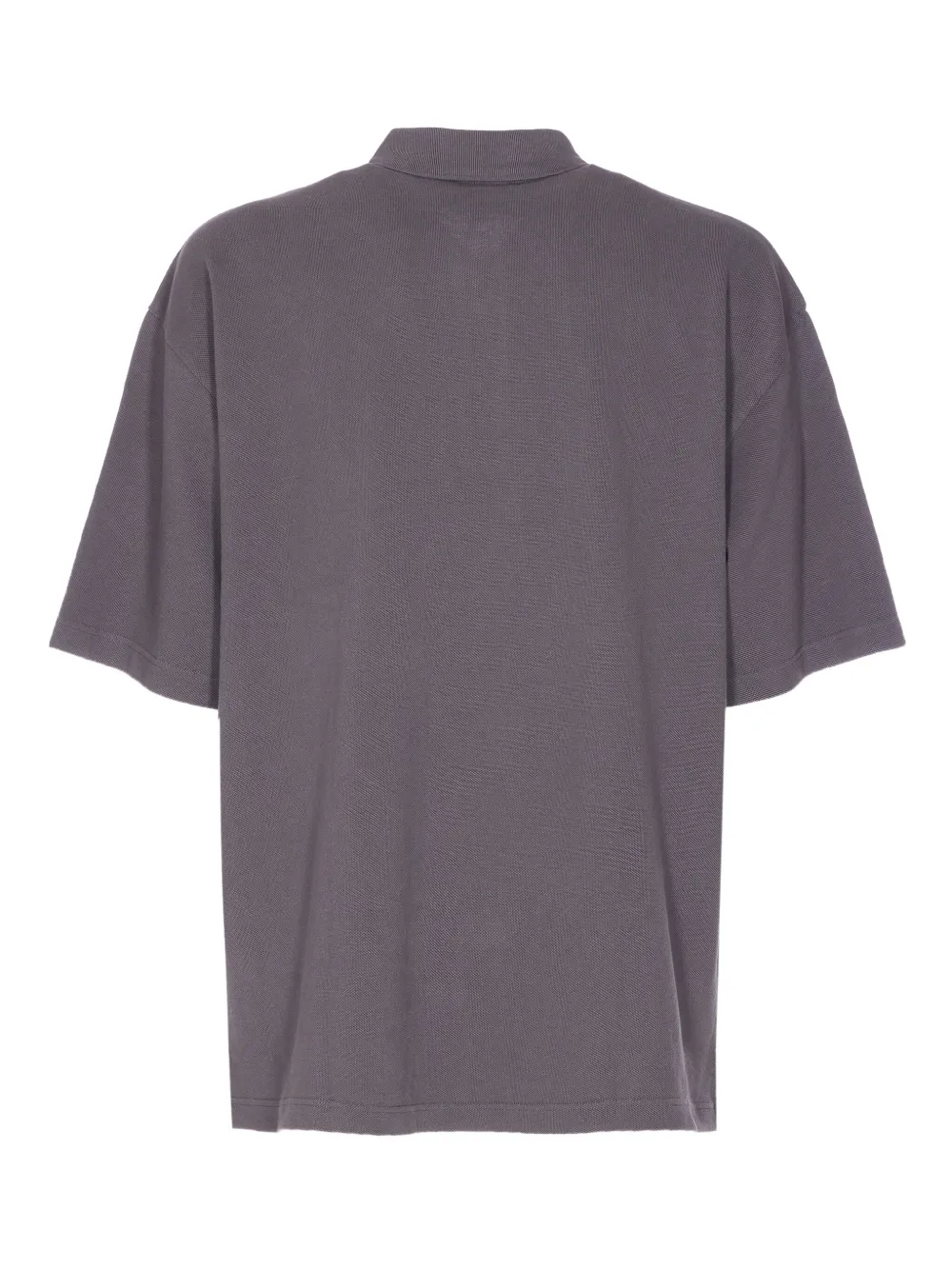 Maison Kitsuné fox head patch polo shirt - Grijs