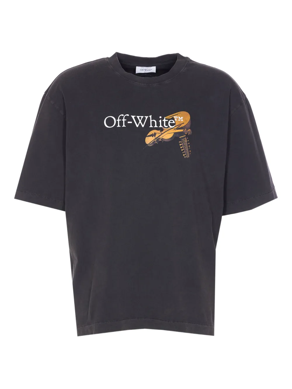 Off-White graphic-print T-shirt - ブラック Off-White graphic-print T-shirt - ブラック
